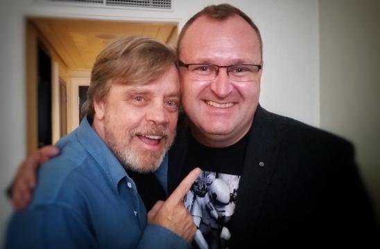 Mark Hamill and Evert Lombaert