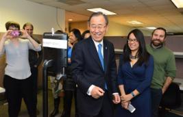 Tany meets Ban Ki-Moon