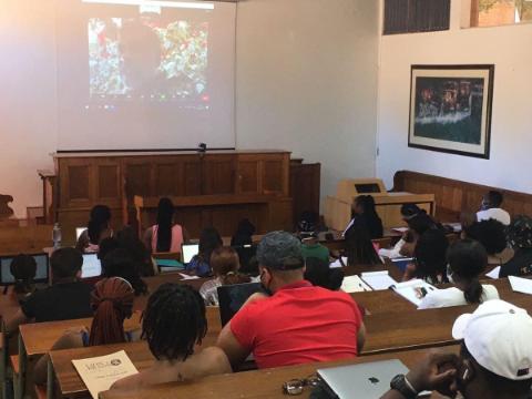 LLB Penultimate Year students in a virtual lecture