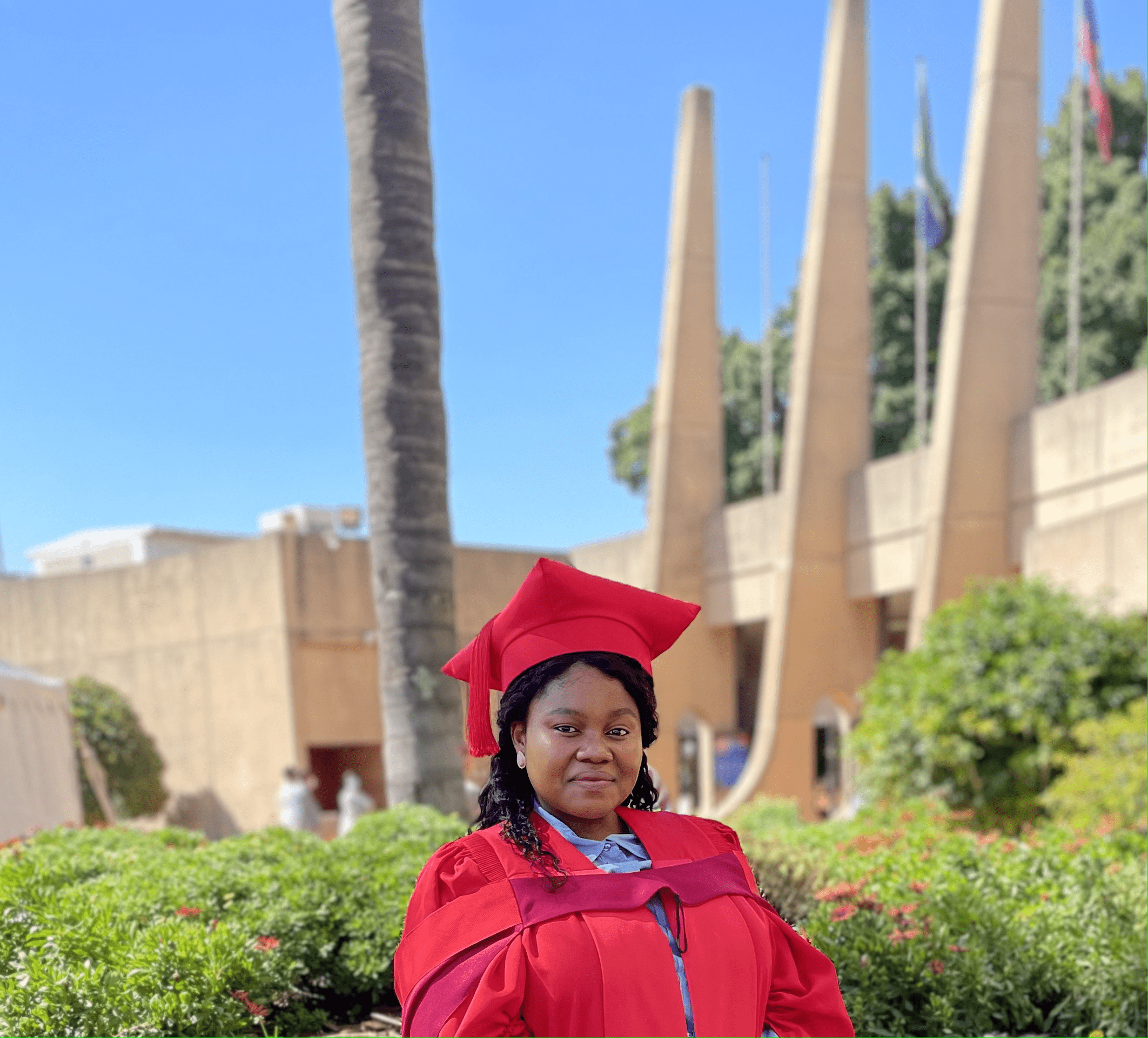Dr Nomalanga Mashinini at the University of Pretoria's Hillcrest Campus.