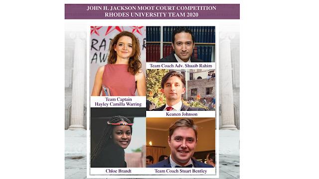 John H. Jackson Moot Court 2020 participants