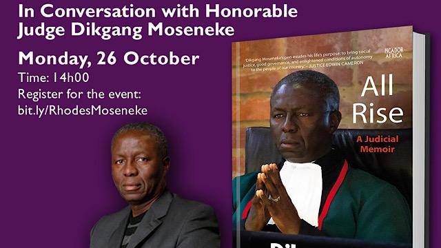 Former Deputy Chief Justice Dikgang Moseneke