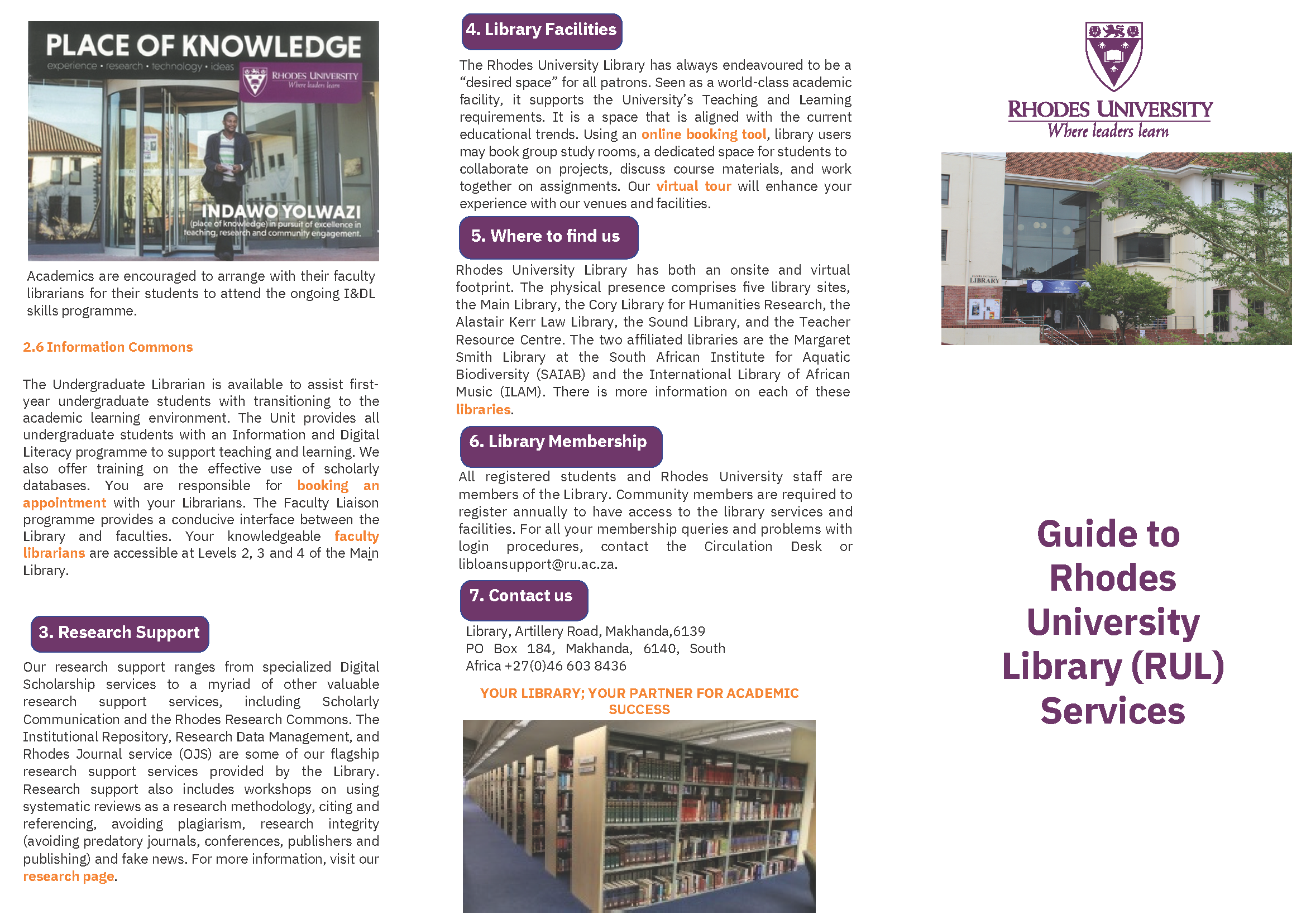 Guide to RUL Services 2024 Page 1