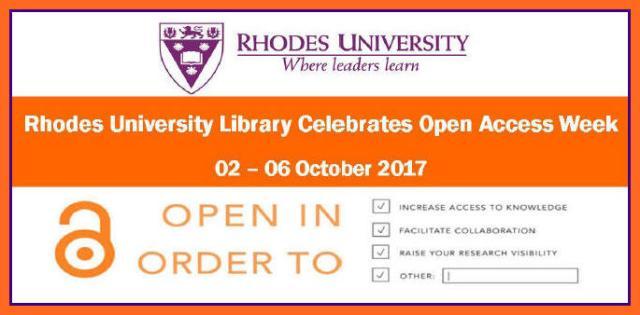 Open Access Week 2017