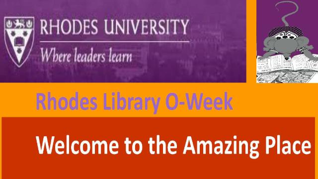 Rhodes Library O-Week Competition