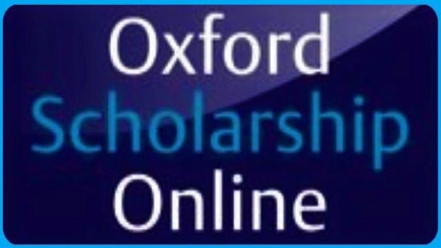 Oxford Scholarship Online