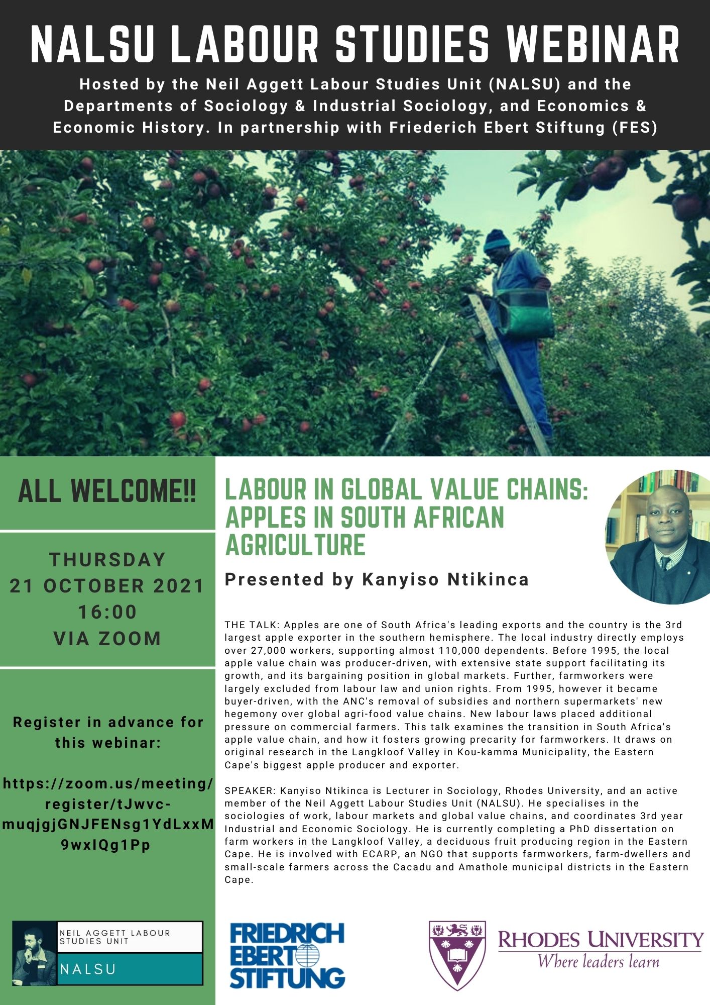 “Labour in Global Value Chains: Apples in South African agriculture"