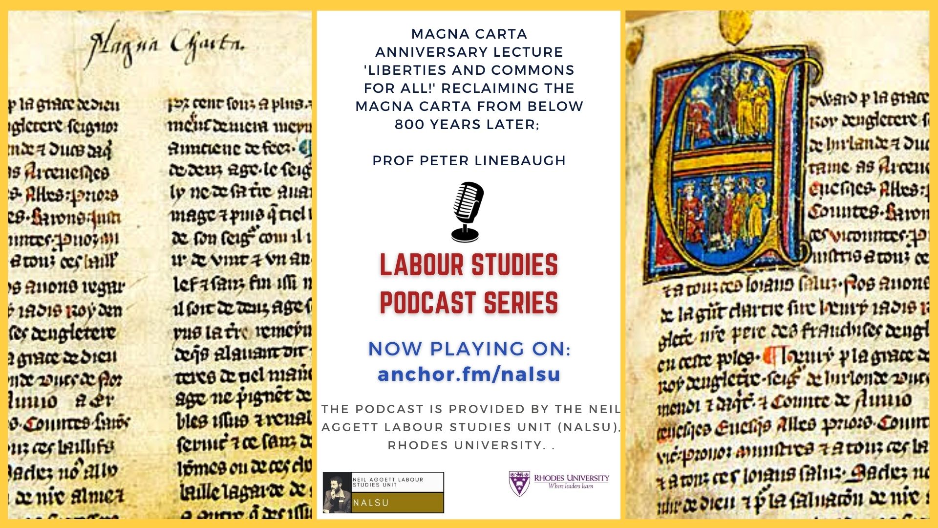 Magna Carta Anniversary Lecture