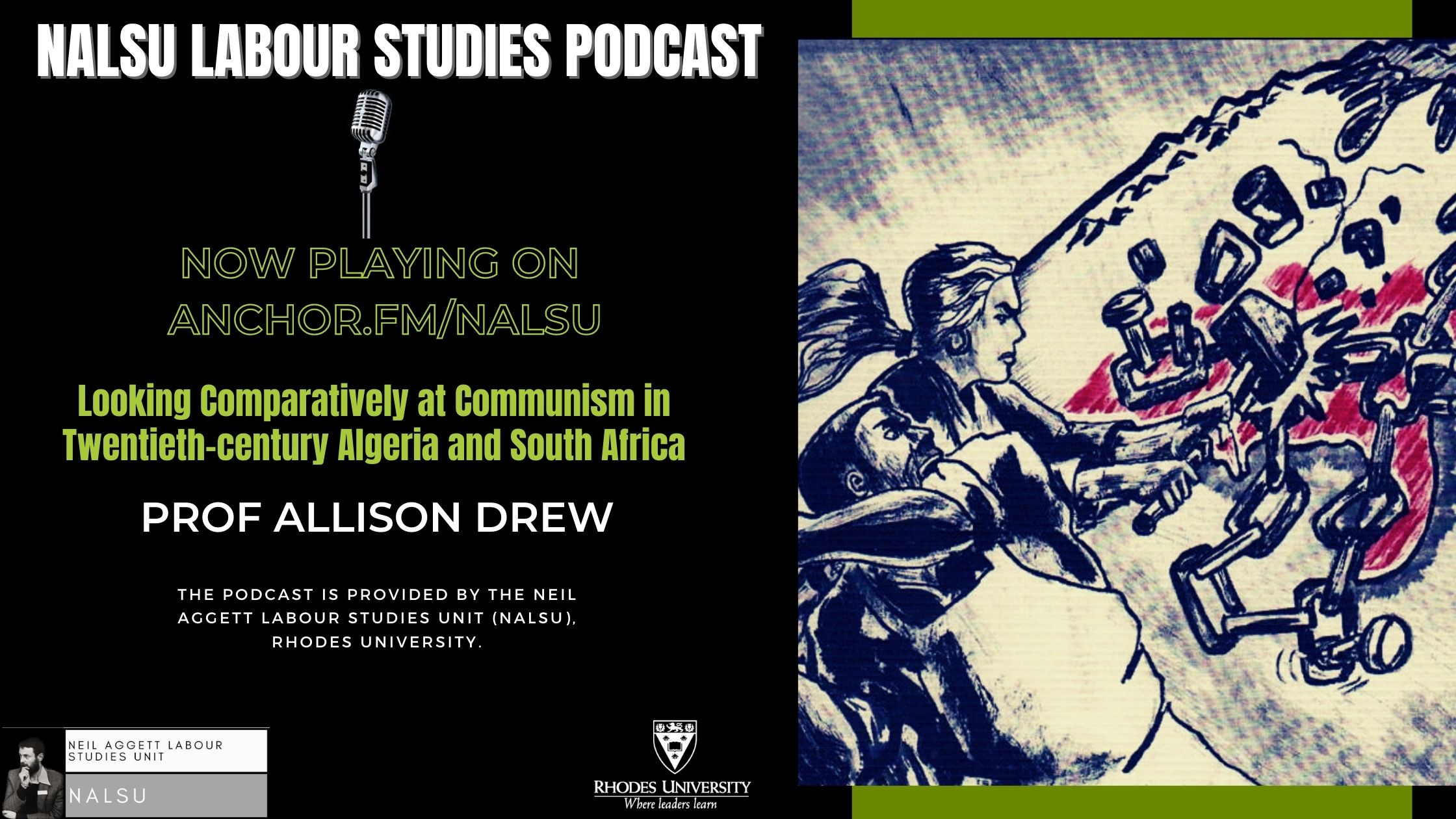 Labour Studies Podcast, Prof Allison Drew