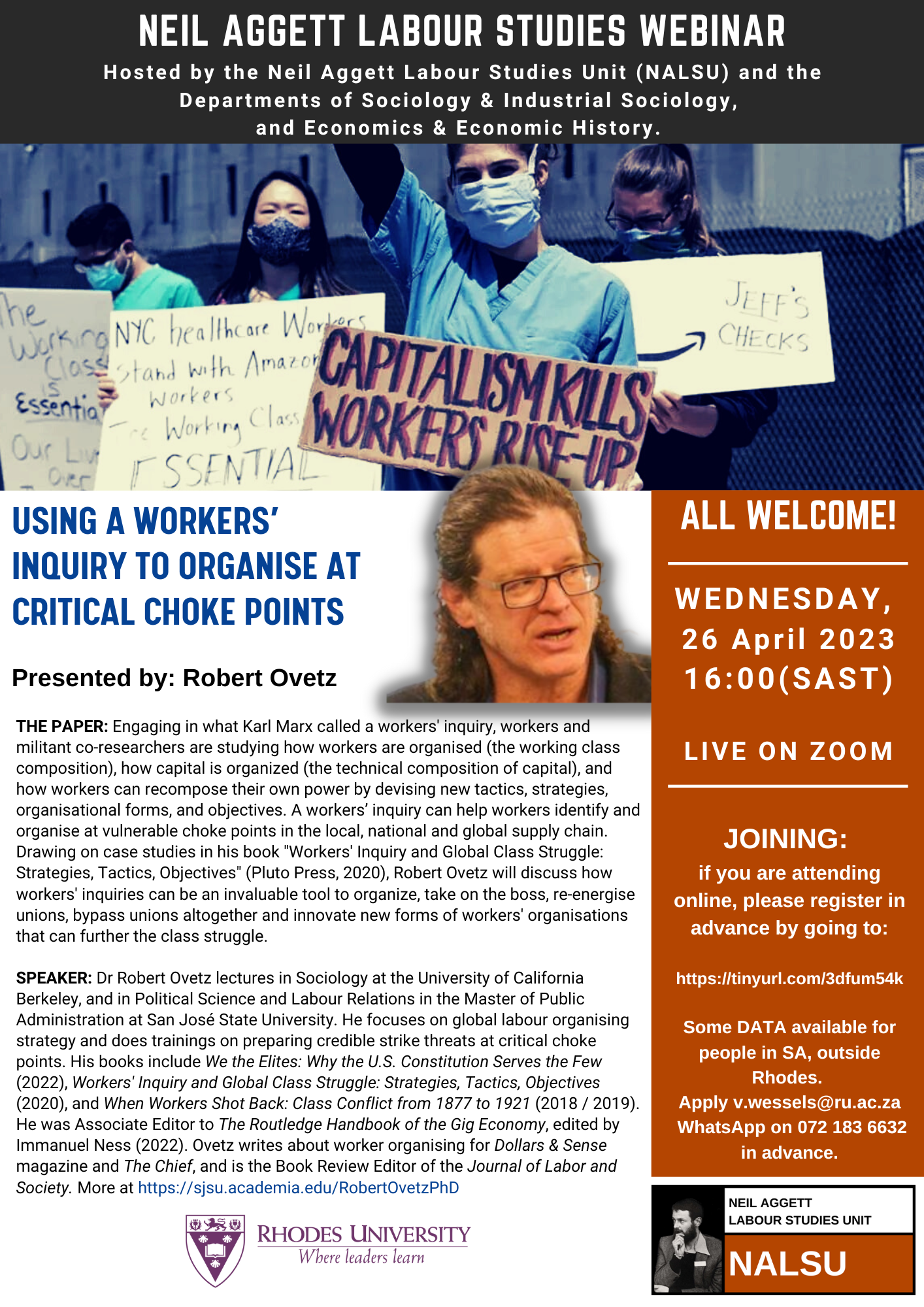 "Using a Workers' Inquiry to Organise at critical Choke Points"