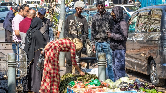 Informal trading in Fordsburg, Johannesburg