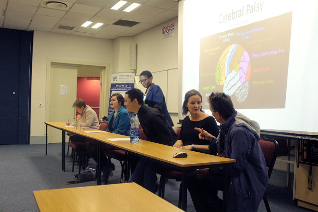 Psychology Honours students present during Disability Week
