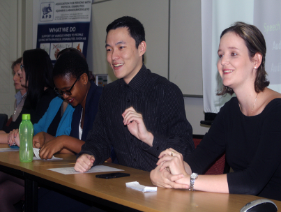 Psychology Honours students present during Disability Week