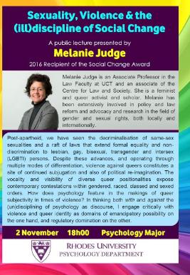 Melanie Judge poster