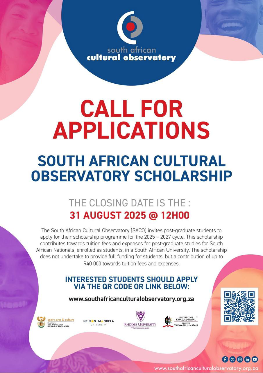 South African Cultural Observatory Scholarship
