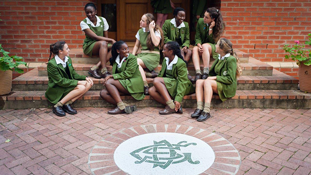 Pupils from the Diocesan School for Girls (DSG), one of Makhanda's independent schools