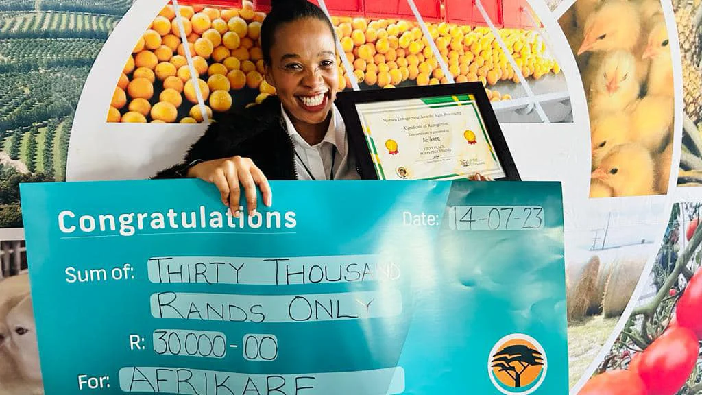 Rhodes University alumna and former Student Recruitment Officer, Tulisa Mondliwa. Photo cred: Department of Rural Development & Agrarian Reform communications. 