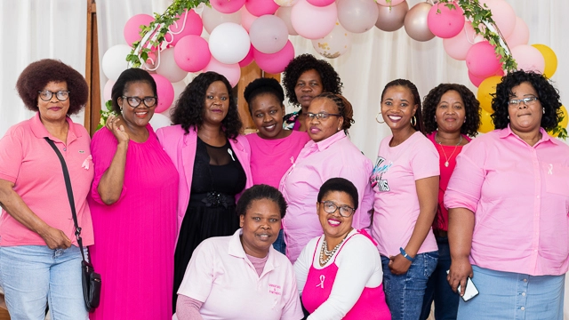 Rhodes University staff wear pink to raise breast cancer awareness