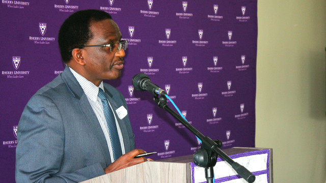Dr Sizwe Mabizela, Rhodes University Vice-Chancellor