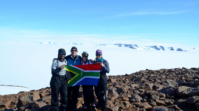 Tebogo Masebe, Ian Meiklejohn, Nicola Wilmot and Jenna Knox 