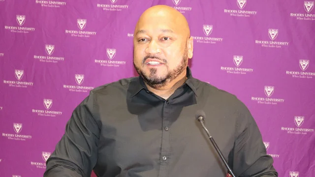 Reputable broadcaster, philosopher, journalist and Rhodes University alumnus Eusebius McKaiser. 