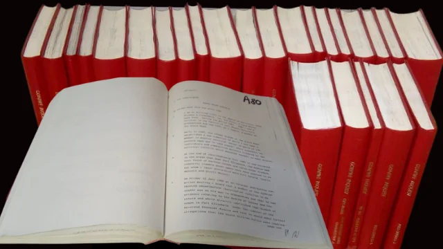 Hard copies of the Zietsman/Goniwe Inquest documentation