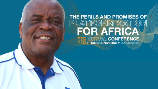 Francis Mdlongwa, Director of Highway Africa and the Sol Plaatje Institute at Rhodes University