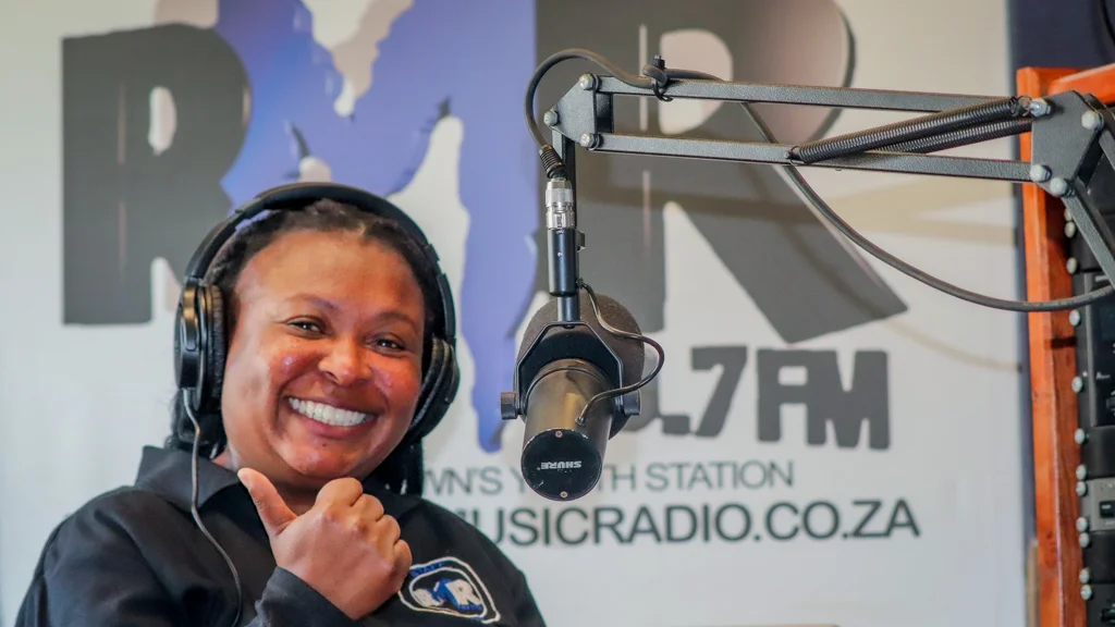 Rhodes Music Radio Station Manager, Unathi Koboka. 