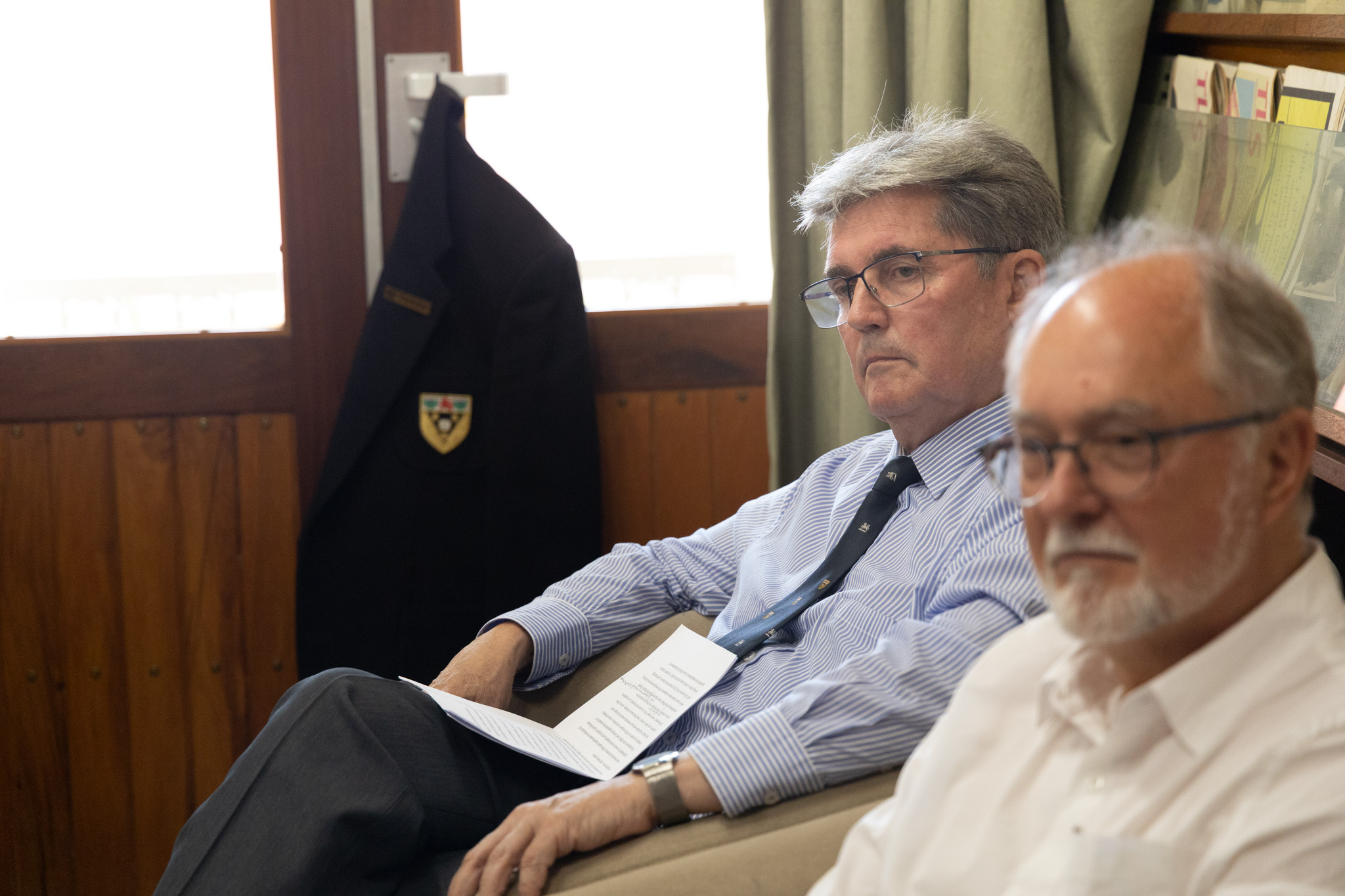 Academy Awardees Robert Sharman and Professor David Attwell
[PIC: Ntomb