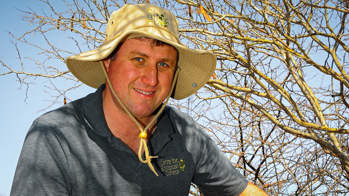 Department of Zoology and Entomology Associate Professor and Deputy Director of the Centre for Biological Control Iain Paterson.