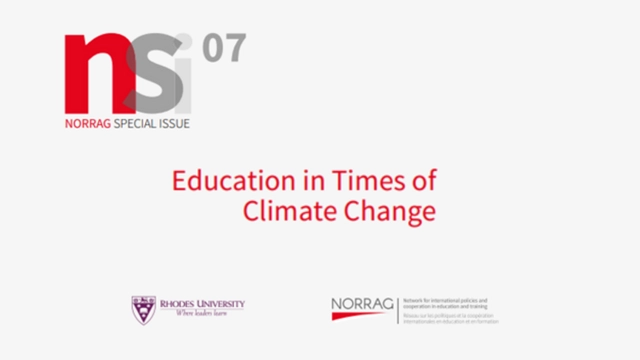 NORRAG NSI07: Education in Times of Climate Change