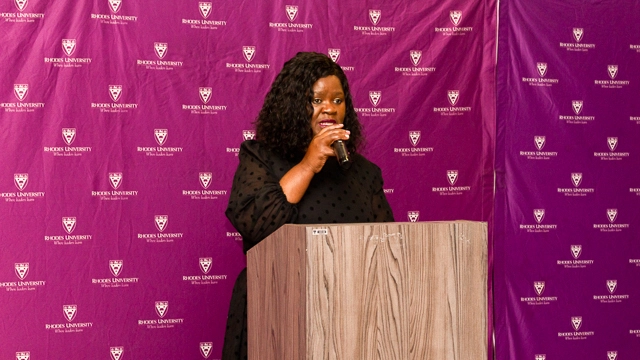 Director of Student Affairs, Nomangwane Mrwetyana [Pic credit: Vusumzi Tshekema]