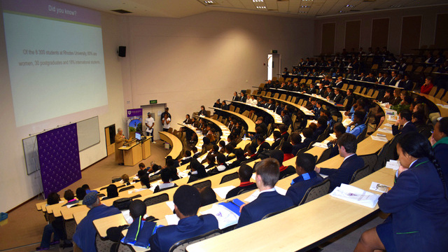 High School learners at last year's Open Day