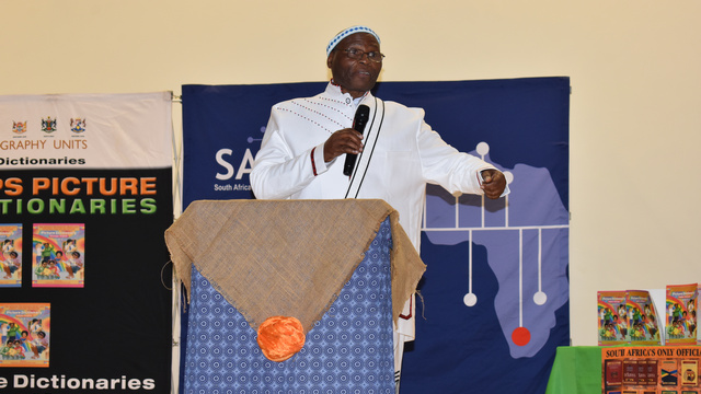 Professor Ncedile Saule was honored by SADiLaR 