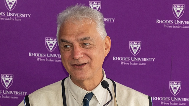 Professor Guy Berger at a recent Rhodes University Cape Town Reunion event