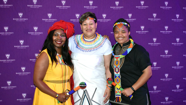 Benita Bobo, Charmaine Avery and Nosi Nkwinti at the 2019 Community Engagement Awards