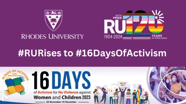 #RURises against Gender-Based Violence in South African universities