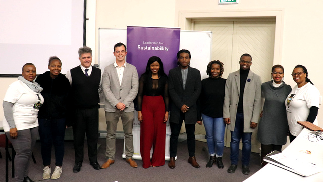 Student panel with Rhodes Business School Director, Prof Skae