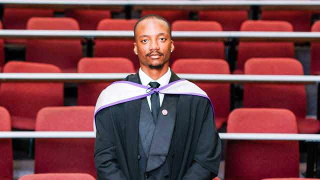 Samkelo Maisela, Ally Weakley Memorial Bursary recipient 