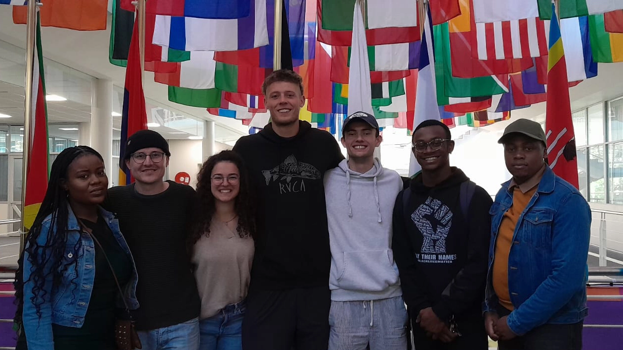 Some of the Rhodes University international visiting students in 2023