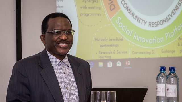 Rhodes University Vice Chancellor, Dr Sizwe Mabizela 