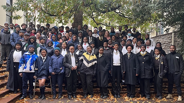 Around 100 local learners took part in the Winter School, run by the Rhodes University Department of Statistics