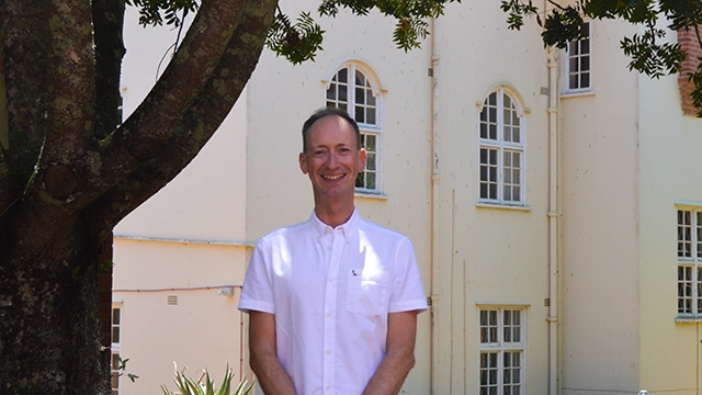 Senior Research Associate in the Department of Secondary and Post-School Education at Rhodes University, Professor Tom Smits
[PIC CREDIT: Joshua Etsimaje]
