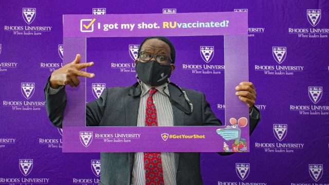 Rhodes University Vice-Chancellor, Dr Sizwe Mabizela, at the launch