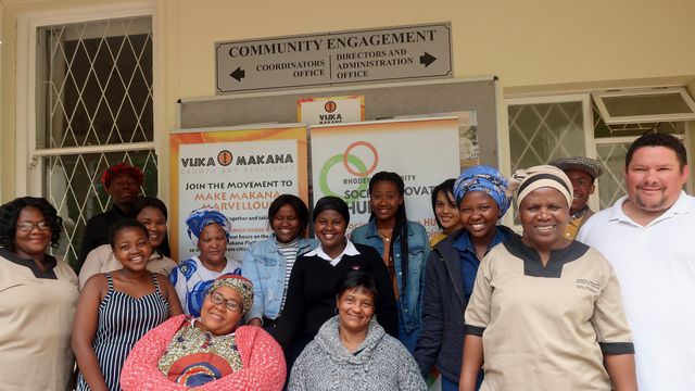 Vulindlela students and their proud guardians 