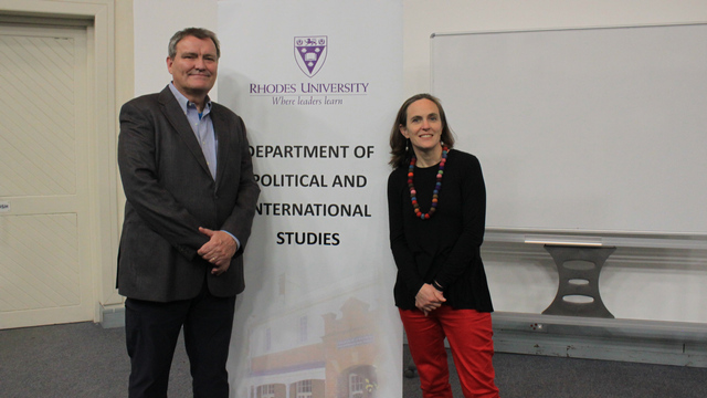 Professor Adam Ashforth and Professor Sally Matthews