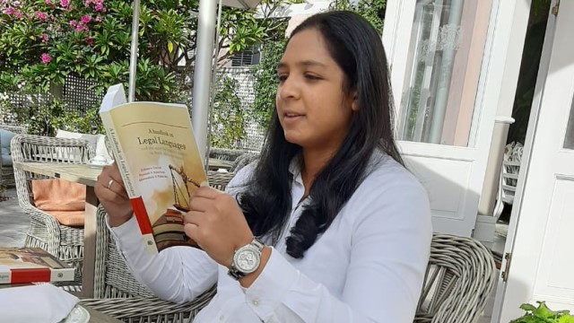 Dr Zakeera Docrat reads from PhD thesis-based book, 'A handbook on Legal Languages and the quest for linguistic equality in South Africa and beyond' 