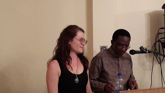 Rachel Baasch and Dr Sizwe Mabizela