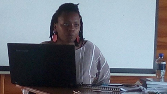 Dr Nomalanga Mkhize speaking on “The triteness of knowing: University and scholarship in the internet age”