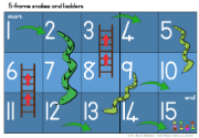 ENF 5 frame snakes and ladders image